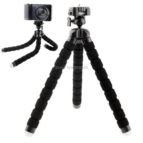 Flexible Tripod for Camera and Smartphone - MS-4J - Black