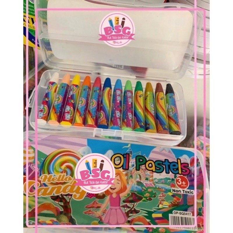 

Crayon/krayon merk Candy isi 12warna