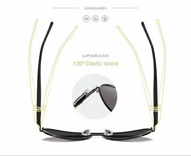 Kacamata Outdoor Anti UV 400 Polarized Pilot