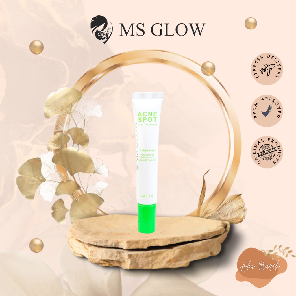 ✨ AKU MURAH ✨ MS GLOW ACNE SPOT TREATMENT 15 gr BPOM