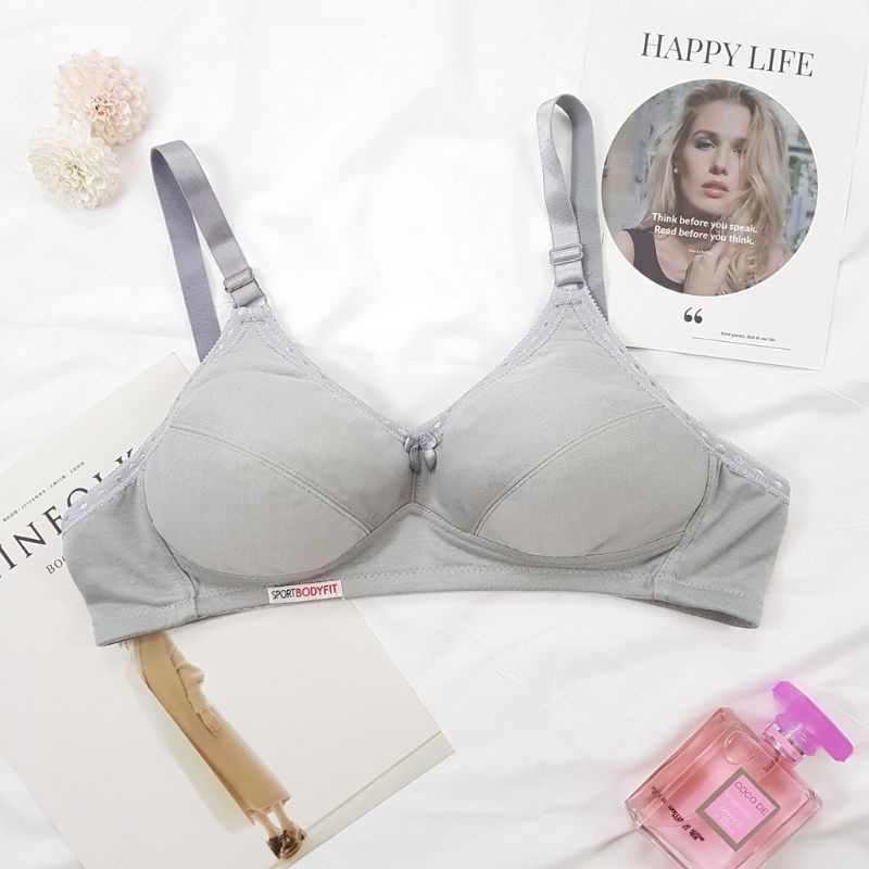 BH/Bra Sport Wanita Body Fit PREMIUM tanpa kawat dan tanpa busa