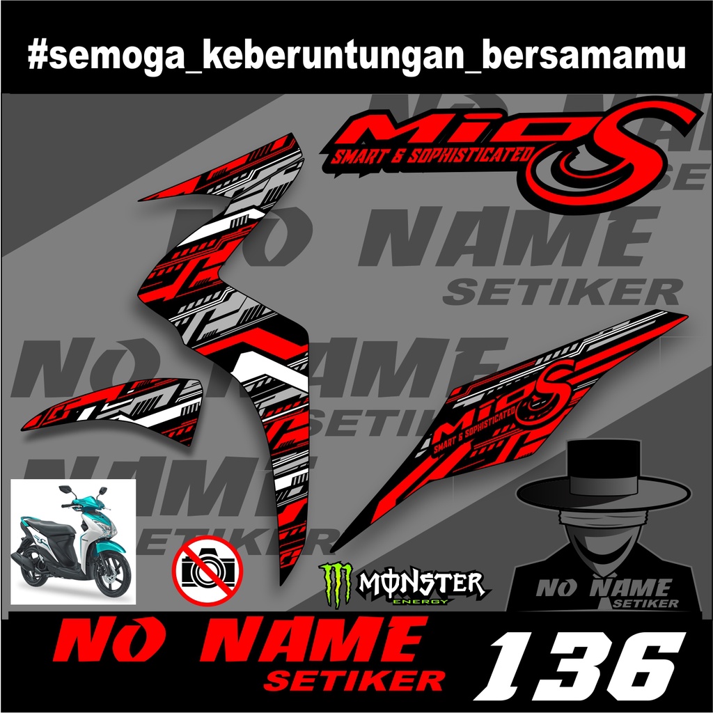 STICKER STRIPING MIO S (136)/ANTI PUDAR/ANTI BENSIN