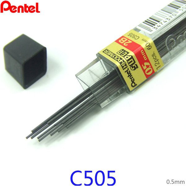 

Isi Pensil Mekanik Pentel Lead C505 2B 0.5mm