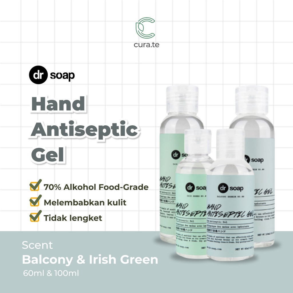 DR SOAP HAND ANTISEPTIC GEL | BALCONY BREEZE IRISH GREEN