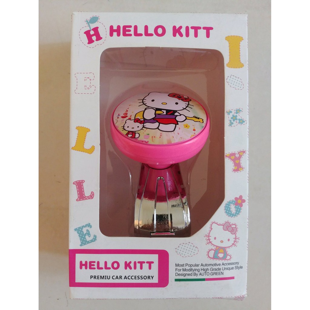 Power handle Putaran stir SETIR MOBIL UNIVERSAL hellokity motif 2 PINK