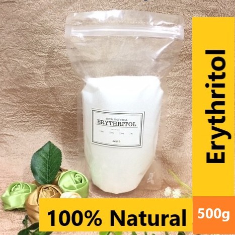 

500gr - Erythritol Natural Sweetener Gula Keto Diabetes Zero no Kalori