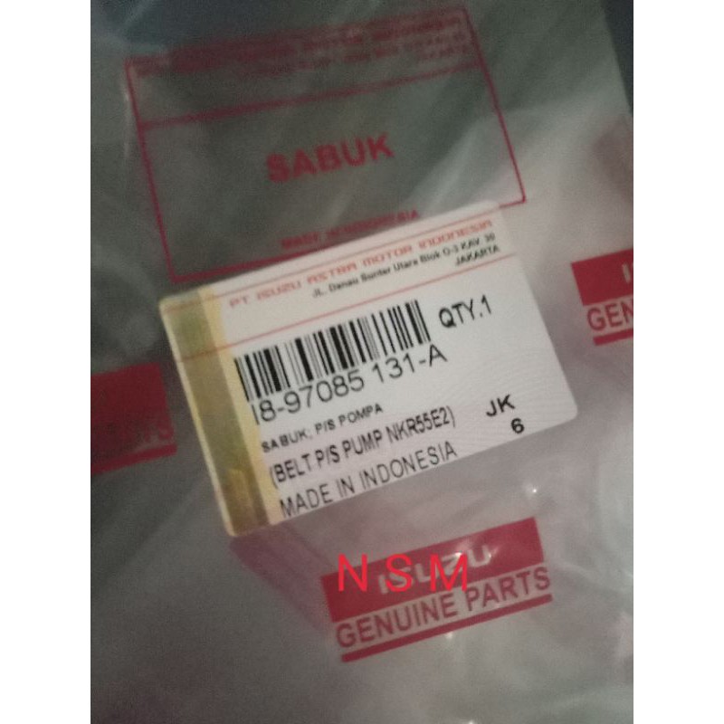FAN BELT POWER STEERING & AC 32,5 ISUZU ELF NKR55 EURO2/NKR71/NMR71 ORI ISUZU
