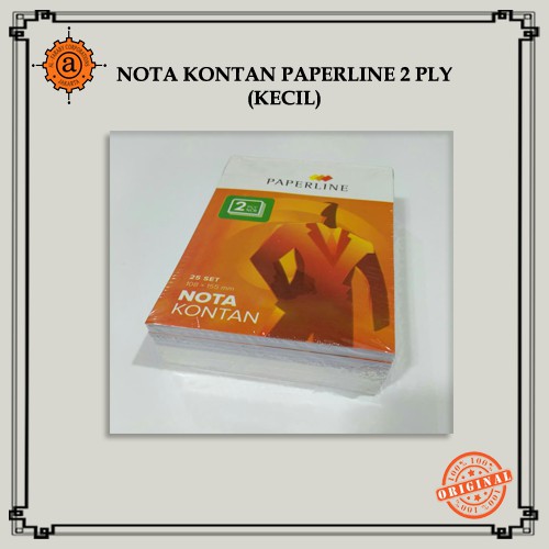 

Nota Kontan Kecil 2 Ply Paperline