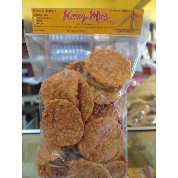 

keripik tempe pedas bandung