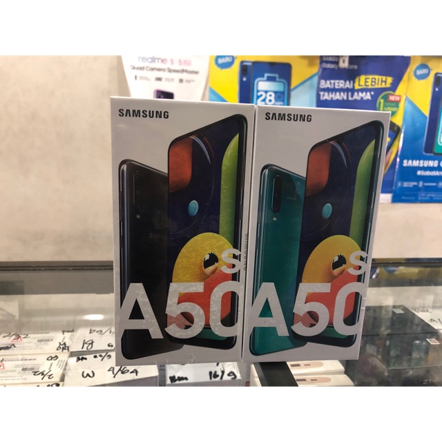 SAMSUNG A50s 4/64 GARANSI RESMI NFC