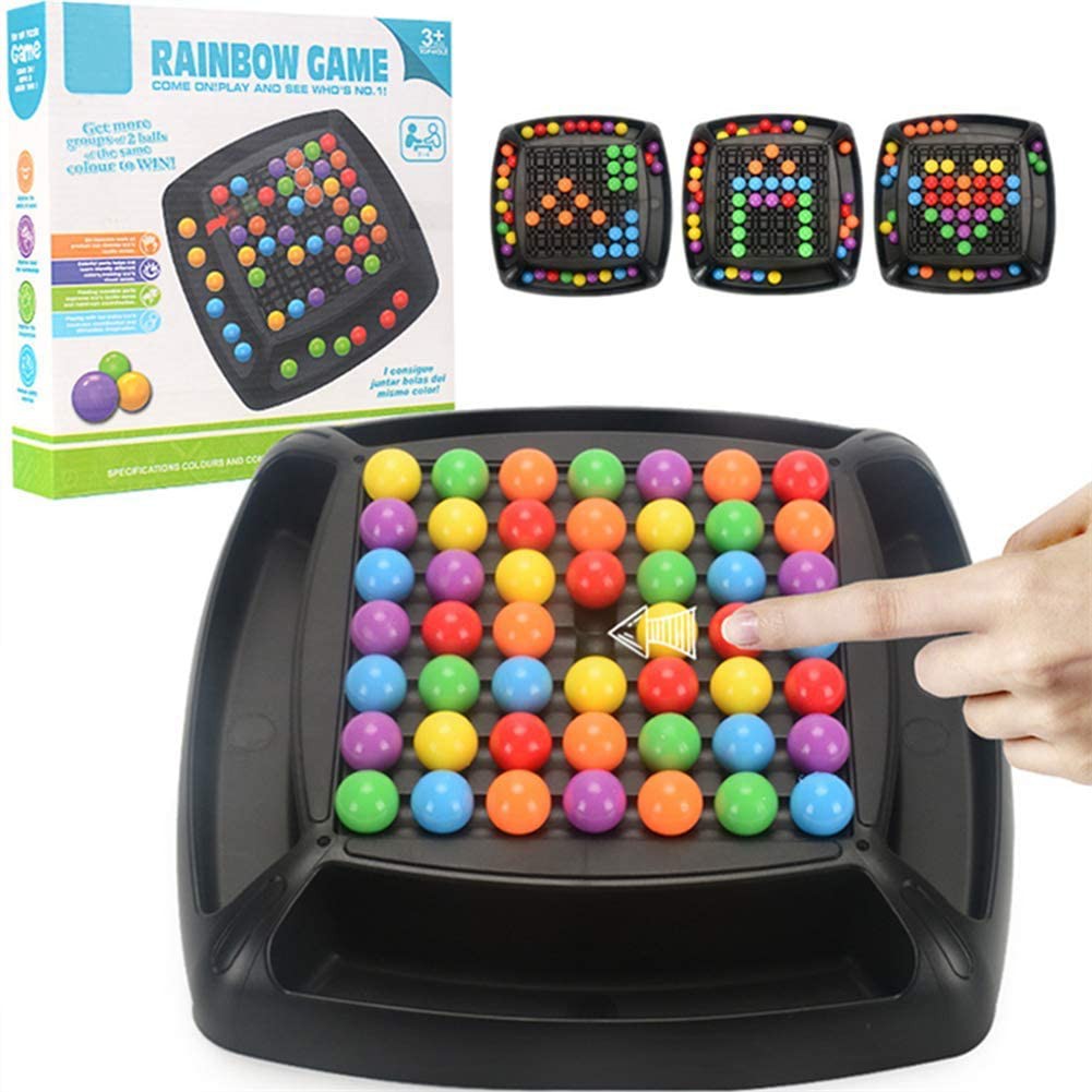 Mainan Asah Otak Rainbow Ball Elimination Game Isi 168pcs