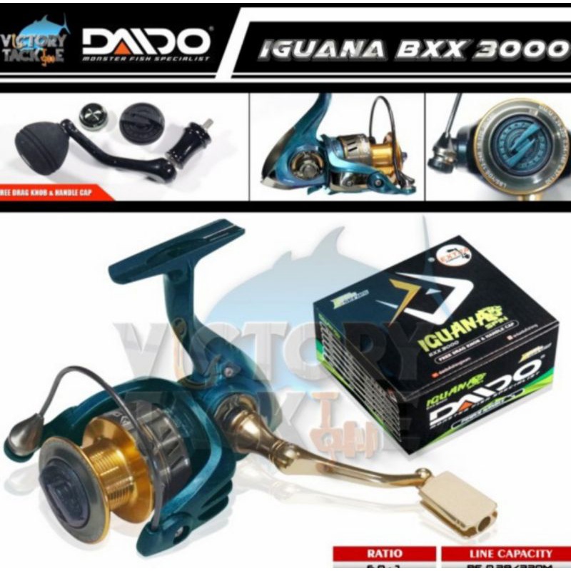 REEL PANCING DAIDO IGUANA 1000/4000 ... POWER HENDEL