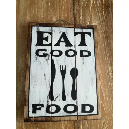 

words art sign, Painting on wood made in Bali