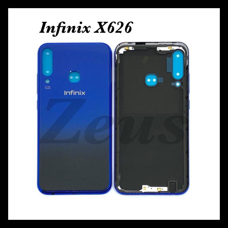 TERLARIS BACKDOOR - BACK CASING FOR INFINIX S4 - INFINIX X626 - TUTUPAN BATERAI - HITAM 