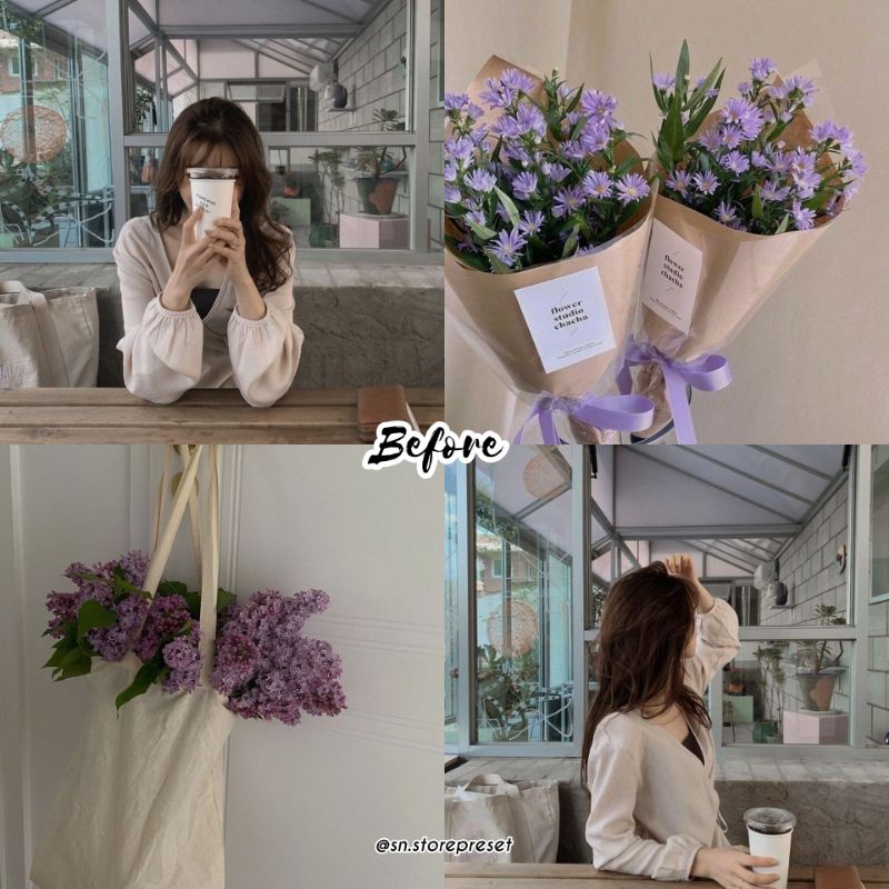 PRESET LIGHTROOM PREMIUM KOREAN LILAC 2 (IOS dan Android)