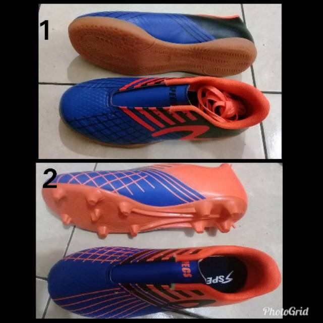 Sepatu bola dan futsal Specs big size 44 45 46