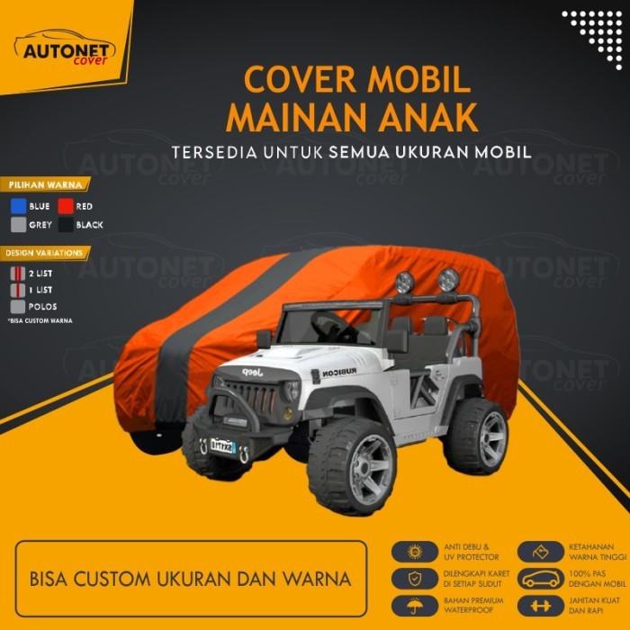 Sarung Mobil Aki Penutup Selimut Body Cover Mobil Mobilan Mainan Anak