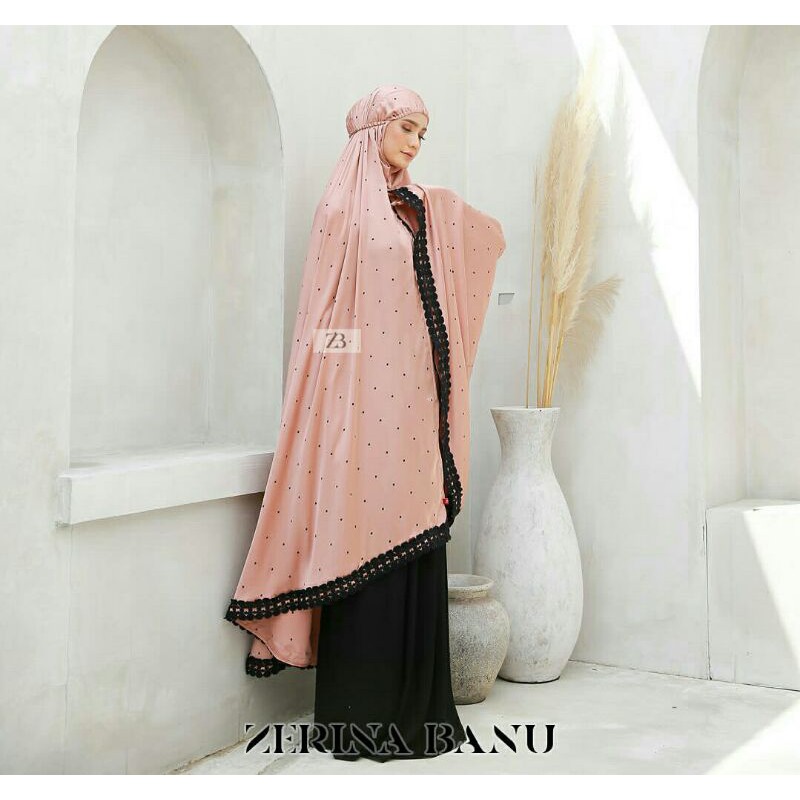 Mukena Polka Rosegold HLZB