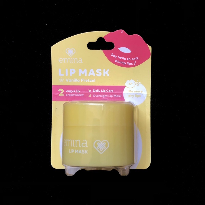 Jual Emina Lip Mask 2 Ways Lip Treatment 9g Vanilla Pretzel Shopee