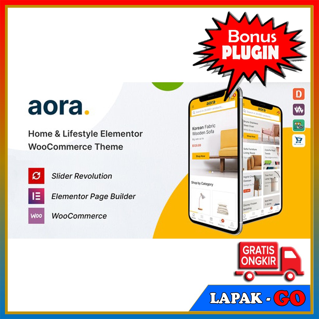 Template Aora – Home & Lifestyle Elementor | Premium Wordpress Template