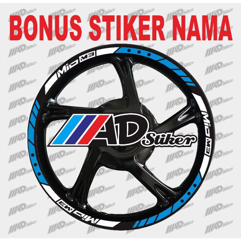 CUTTING STIKER LIST VELG MIO M3