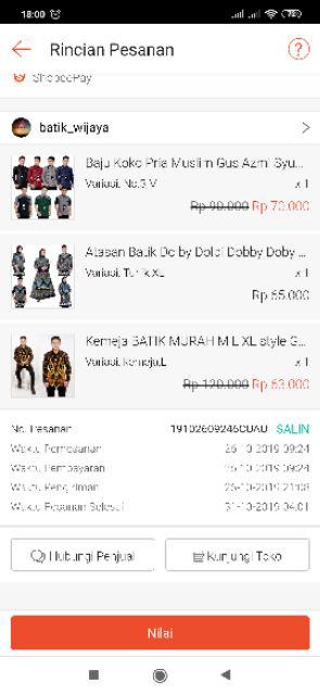 Kemeja Batik Murah  M L Xl Style Garansi Termurah Best Seller