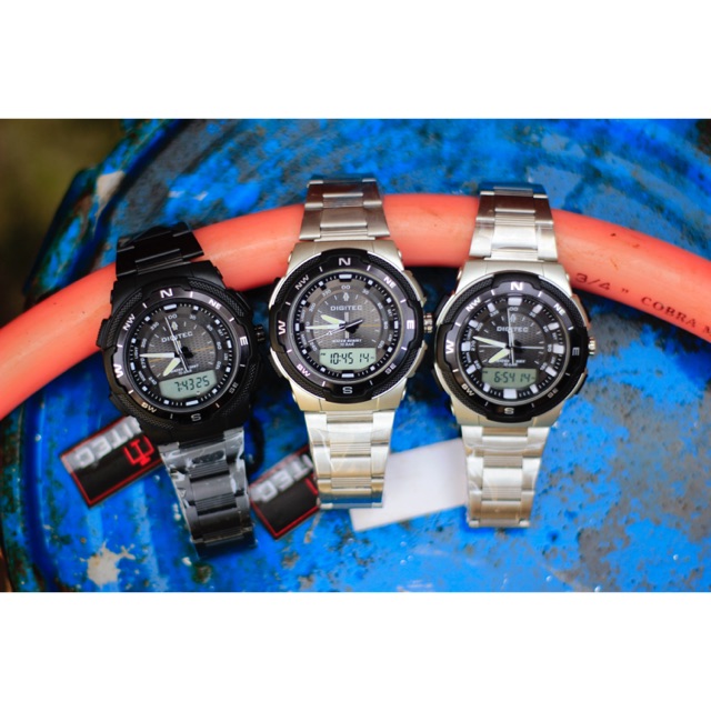 Jam Tangan Pria Digitec Rantai DG3068T 3068 Original