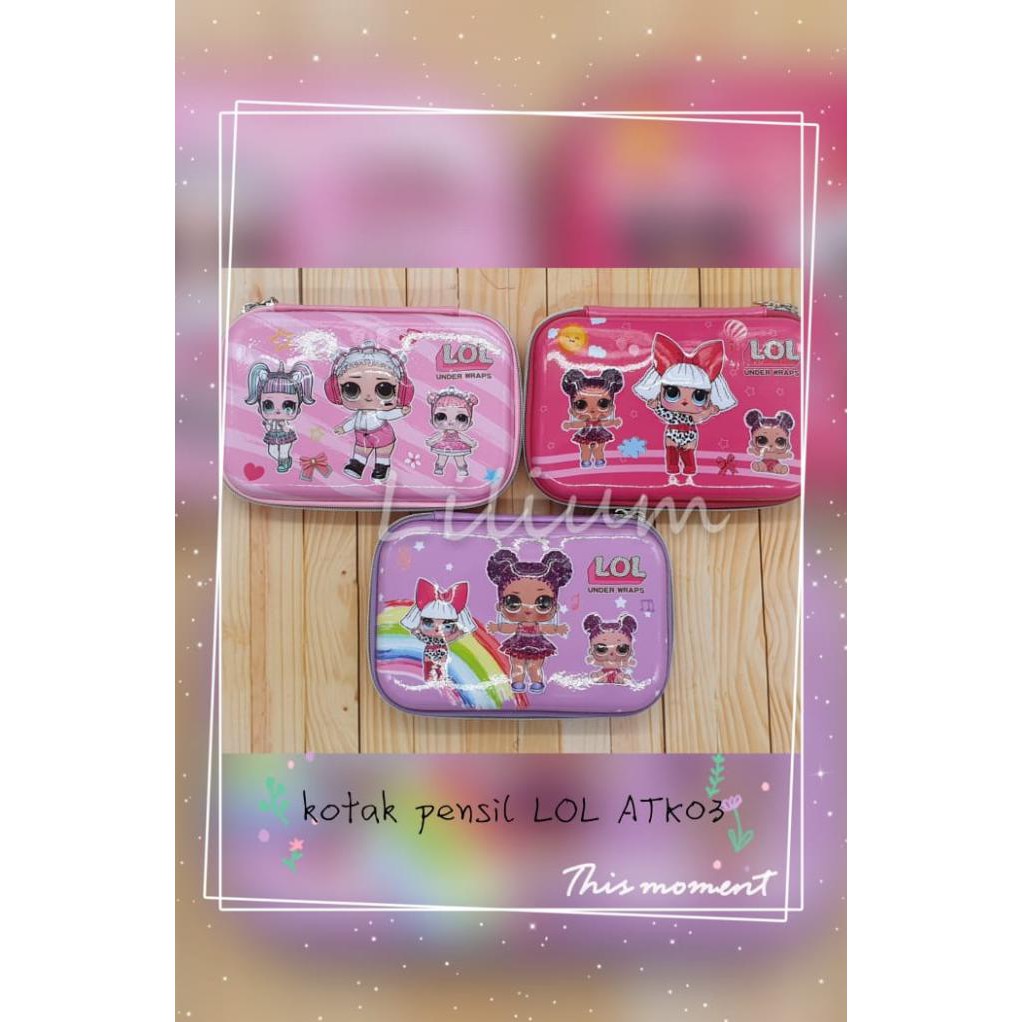 

Kotak pensil LOL ATK03 hardcase pencil case Tempat pensil