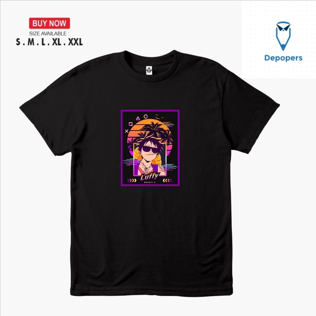 Kaos One Piece Luffy Cool Bet / One Piece Luffy Mode Nika