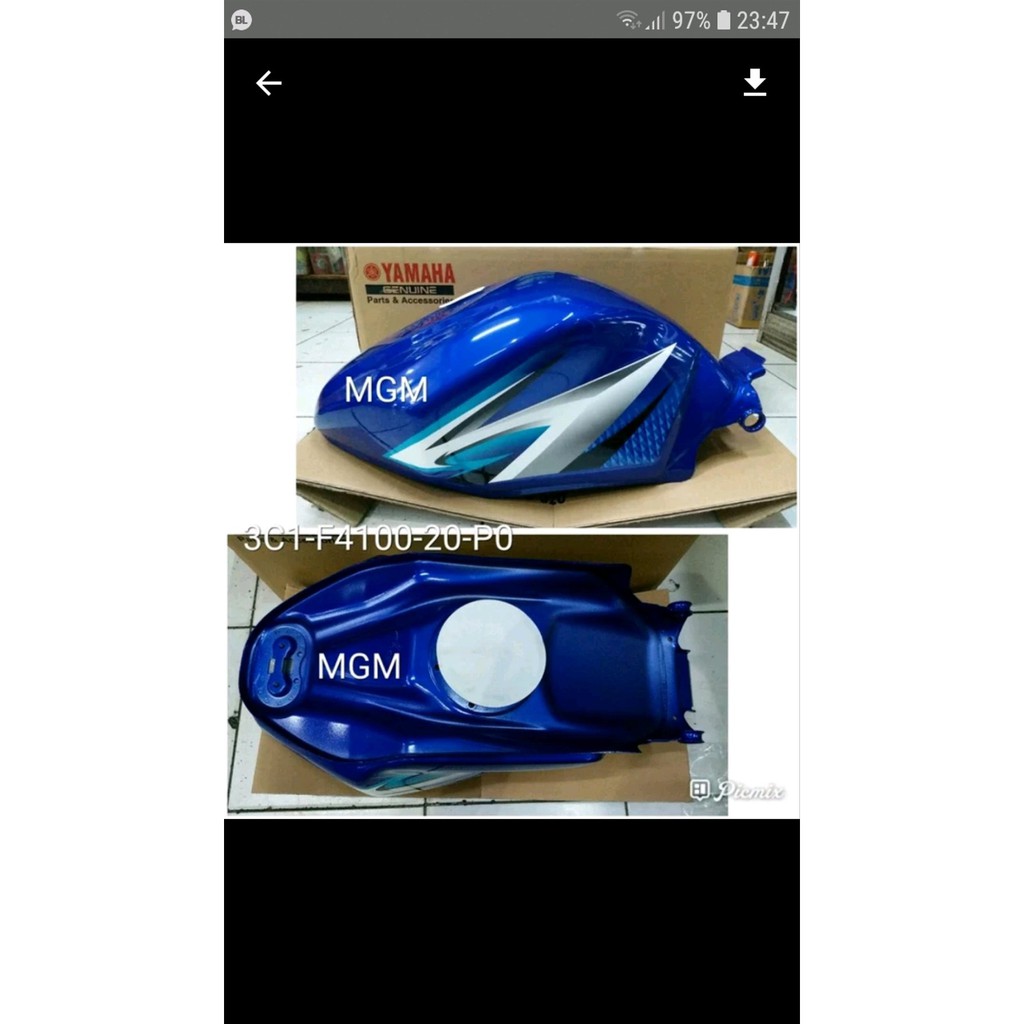 Tangki Yamaha Vixion Old 3C1 biru Asli JKS16799