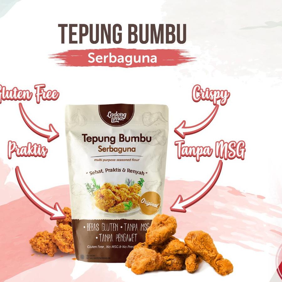 

ハ Ladang Lima, Tepung Bumbu Sehat Serbaguna 150gr Berkualitas