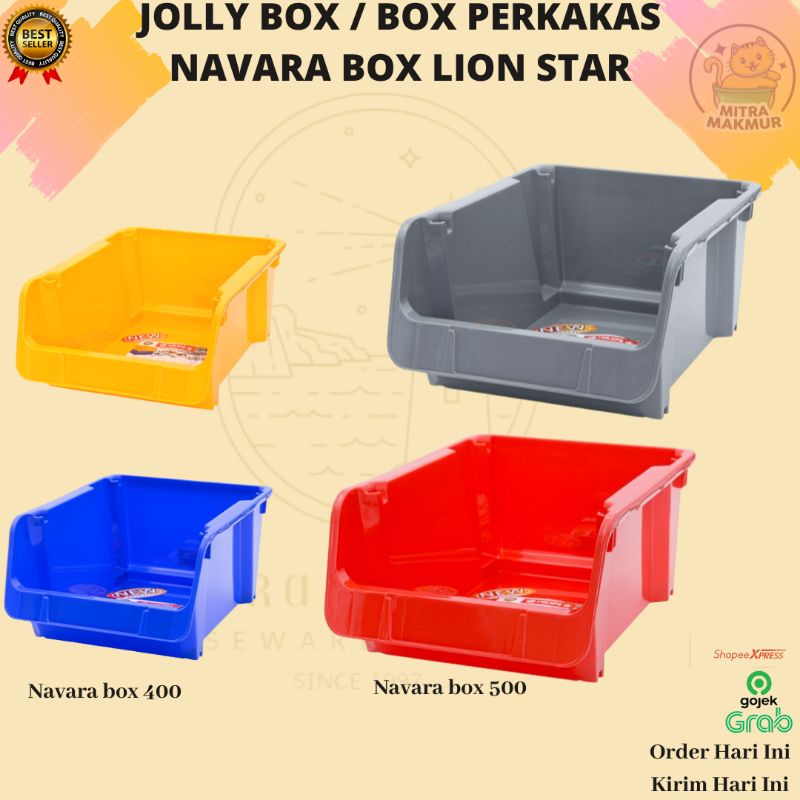 NAVARA BOX 300-400-500 LION STAR / JOLLY BOX / BOX PERKAKAS /CONTAINER BOX