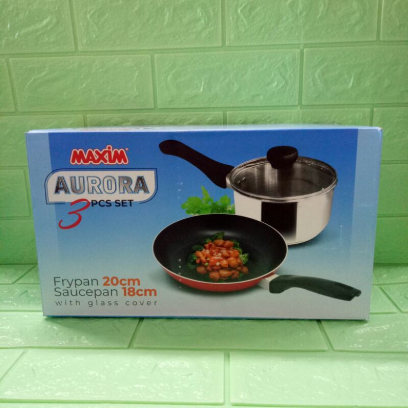 Panci set fry pan set Maxim aurora
