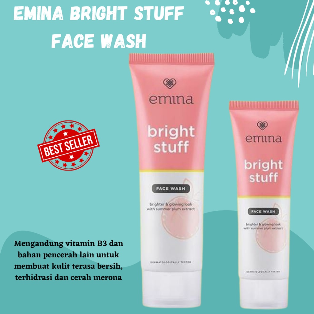 PROMO!! Emina Bright Stuff Face Wash 50 ml/100 ml (COD)