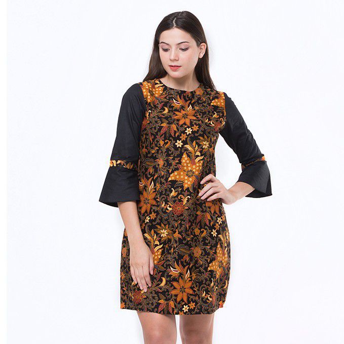 My Aksa Batik Wanita Dress Furing Melinda