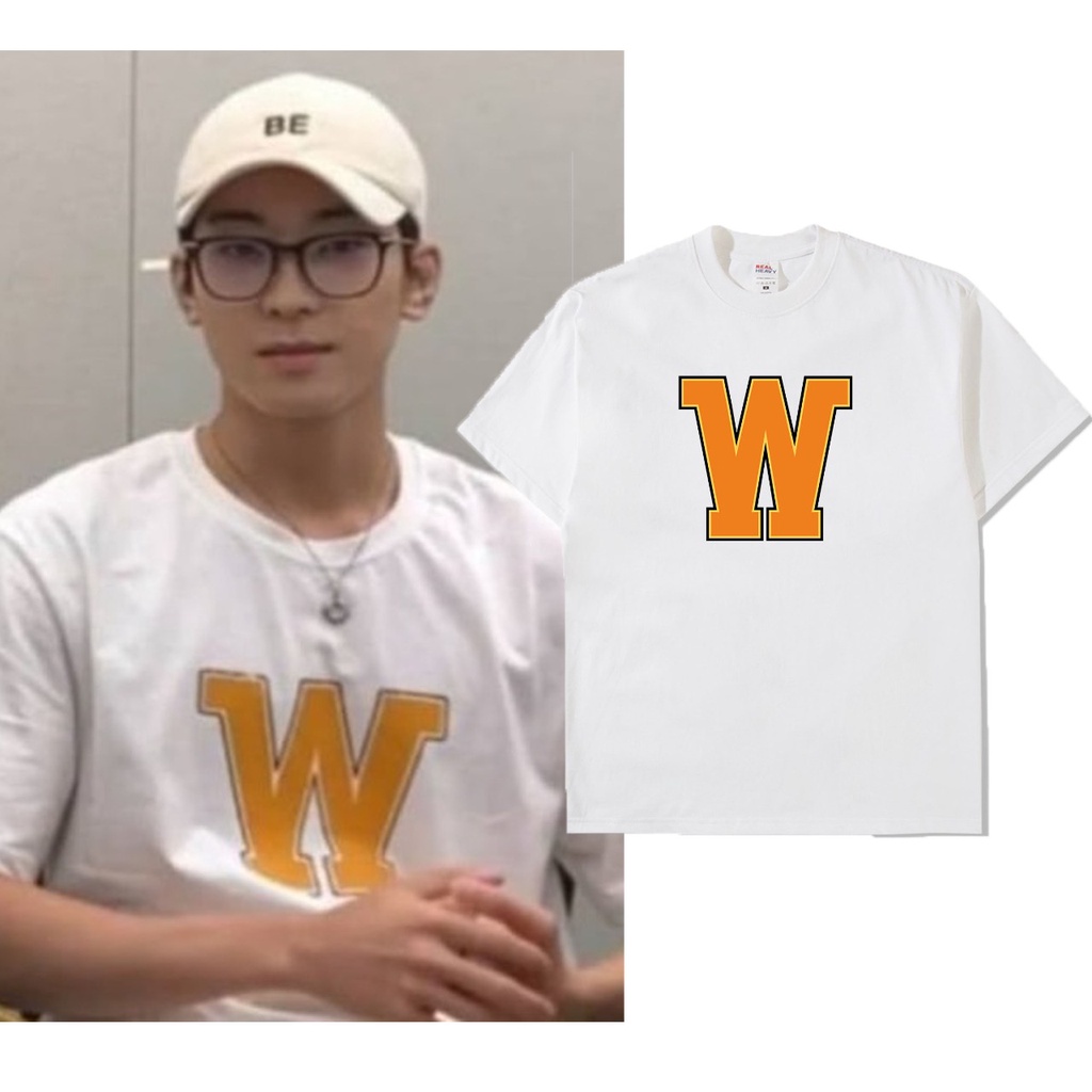 Kaos lengan pendek KPop wonwoo W dtf print