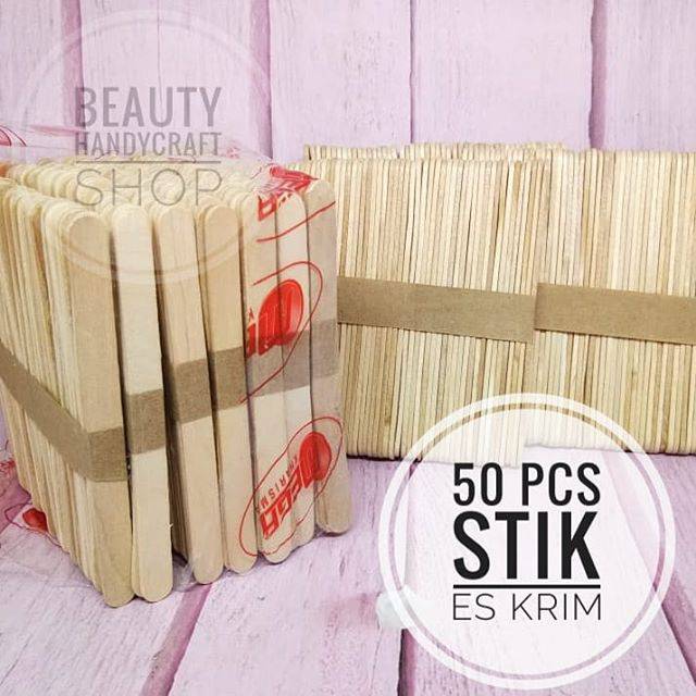 Stik es krim ice cream stik panjang per ikat rapih kuat bagus