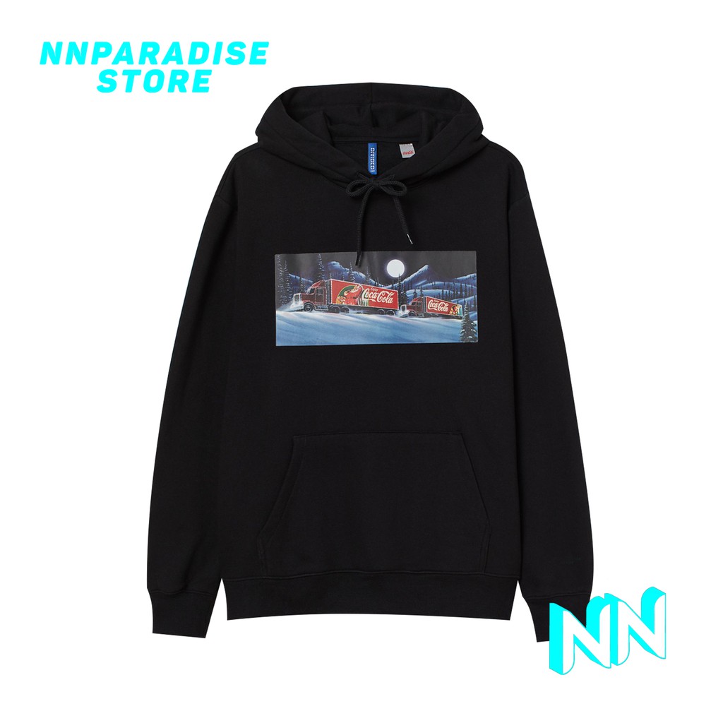 Hoodie Coca Cola Black H&* 100% Original Store Free PaperBag