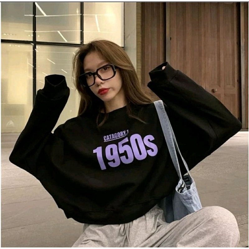 Sweater crop termurah / SWEATER 1950S