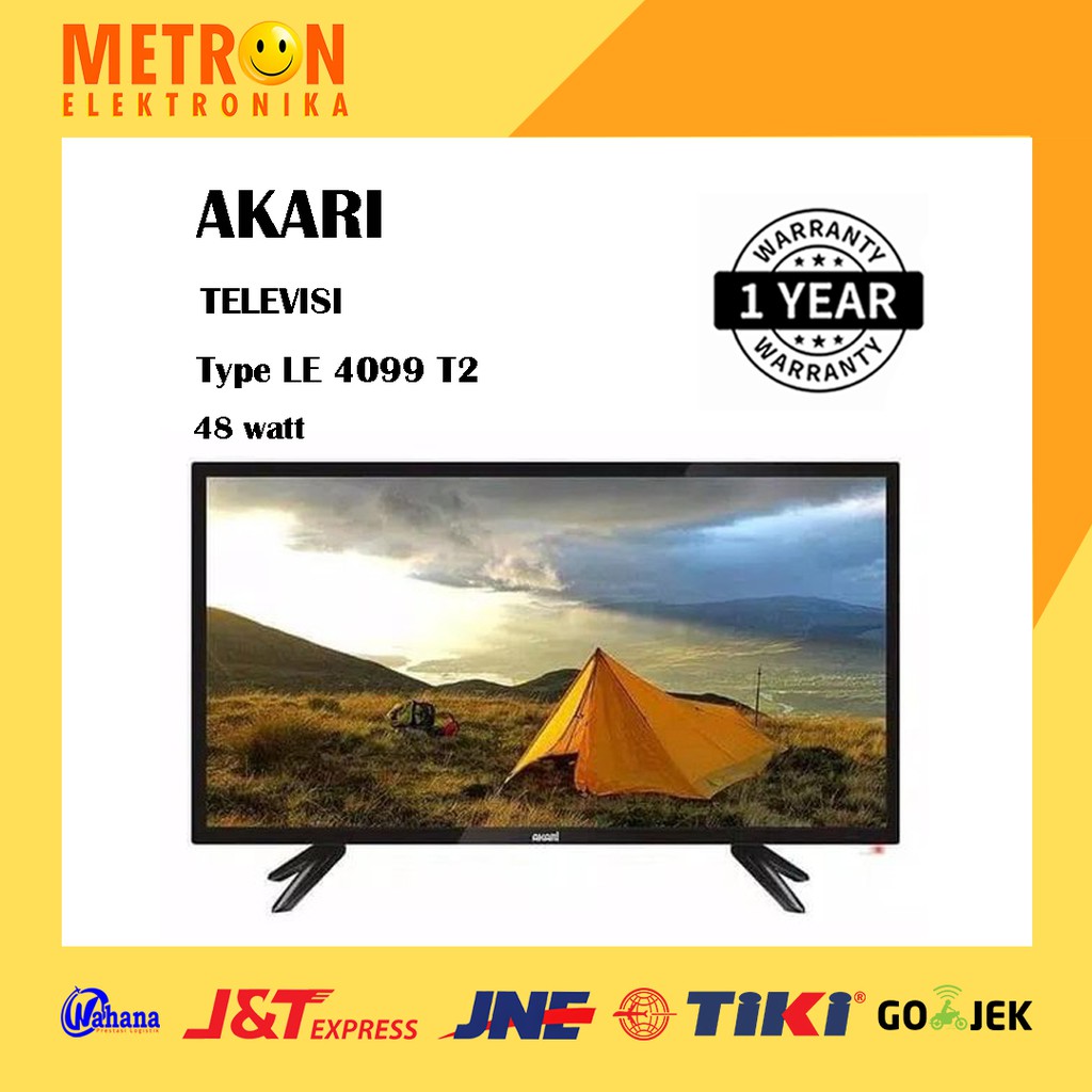 AKARI LE 4099 T2 TELEVISI LED 40 INCH  + USB MOVIE / LE4099T2