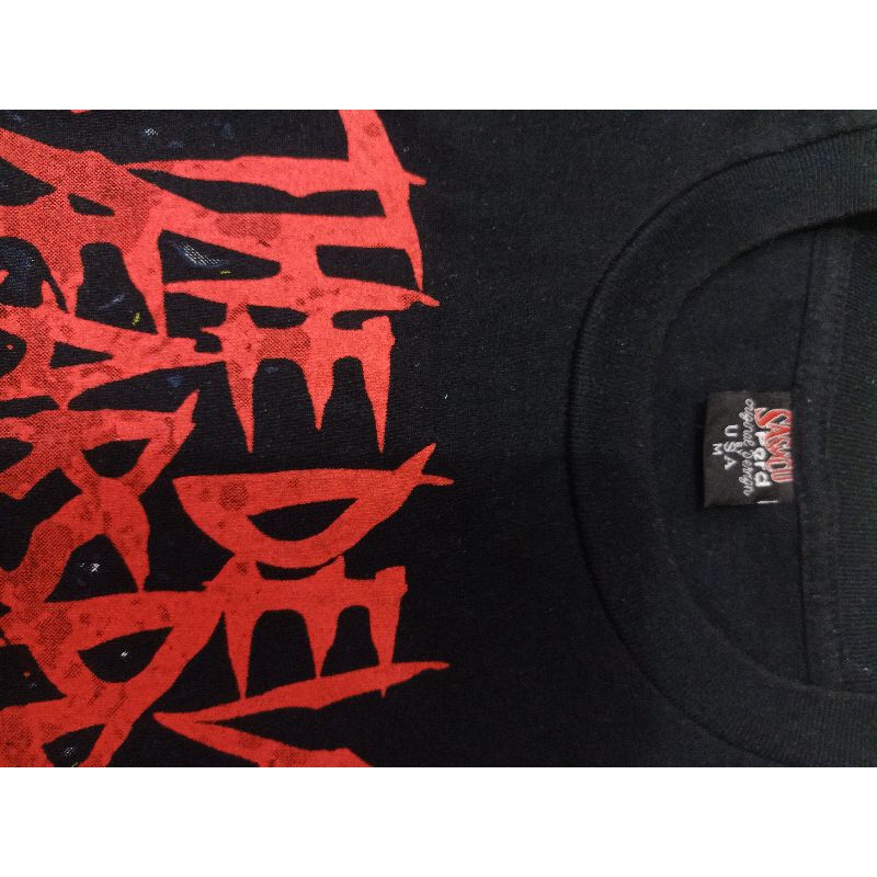 Baju kaos band vintage original second/bekas