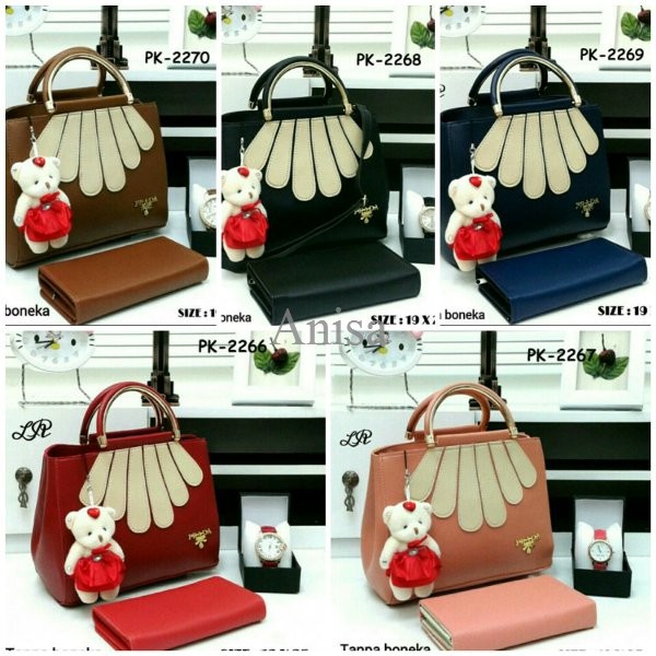 Paket tas 3in1/Tas wanita/Tas paketan