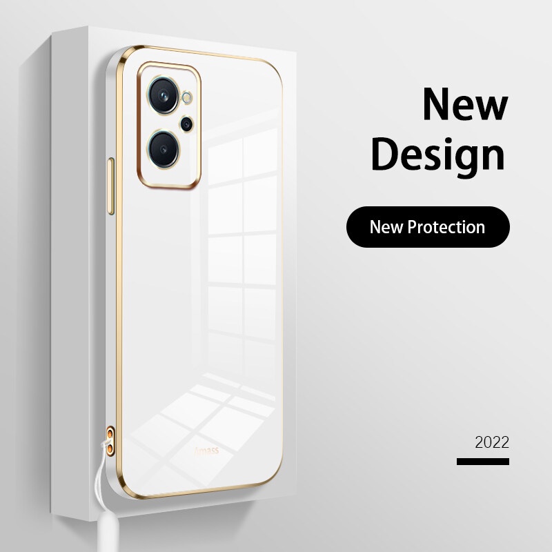 Case Bahan Silikon Dengan lanyard Untuk OPPO A96 K10 Realme 9i 4G