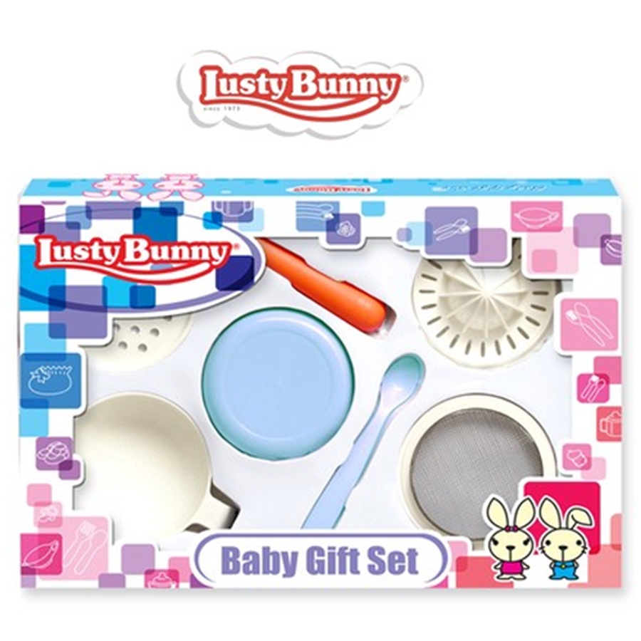 Lusty Bunny Baby Gift Set LB-1841 Food Maker Feeding set Paket Kado Bayi