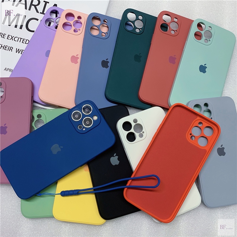 Soft Case Pelindung Bahan Silikon Untuk Iphone 13 Series 12 11 Pro Max X Xr Xsmax 6 7 8 Plus