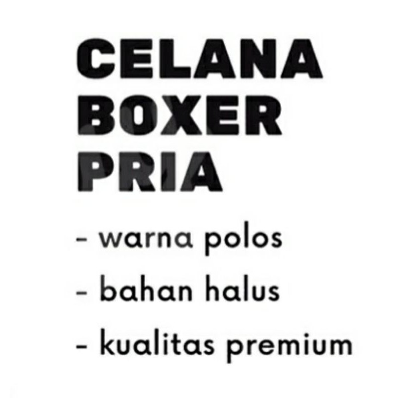 Boxer Murah Lucu Grosir / Warna Random / Celana Dalam Pria Dewasa / harga satuan Atletik