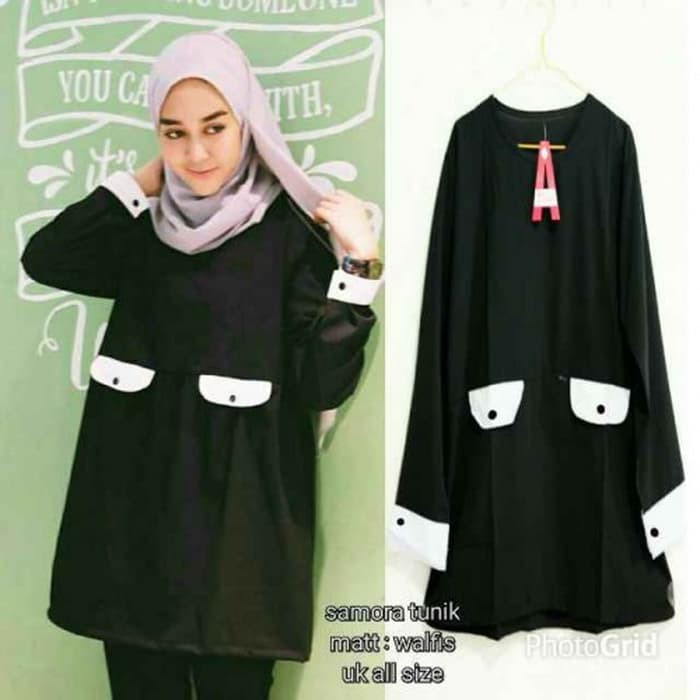 Kemeja Wanita Baju Atasan Alea Long Tunik Kaos Katun Rami Kemeja Wanita Baju Atasan Alea Long Tunik Kaos Katun Rami