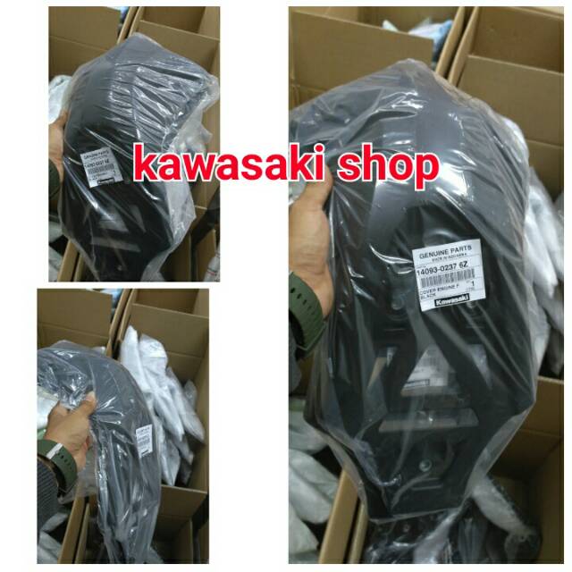 Cover blok mesin klx bf atau Cover engine klx 150 engine guard klx original