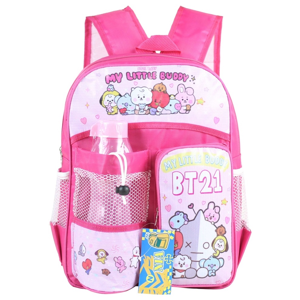 Promo Tas Botol Anak Ransel Gendong Playgroup PAUD KB TK Keren Bagus Gambar Kartun Cartoon Karakter