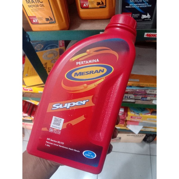 OLI MESIN MESRAN 1 LITER SAE 20W-50 ORIGINAL